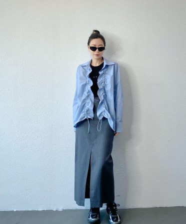 Blue Pin Stripe 3D Shirt #250413